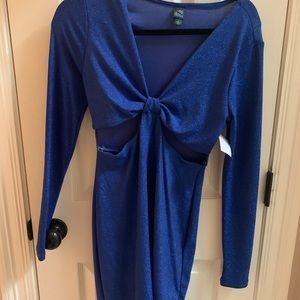 Wild Fable Fashion Metallic Long Sleeve Bodycon Size s